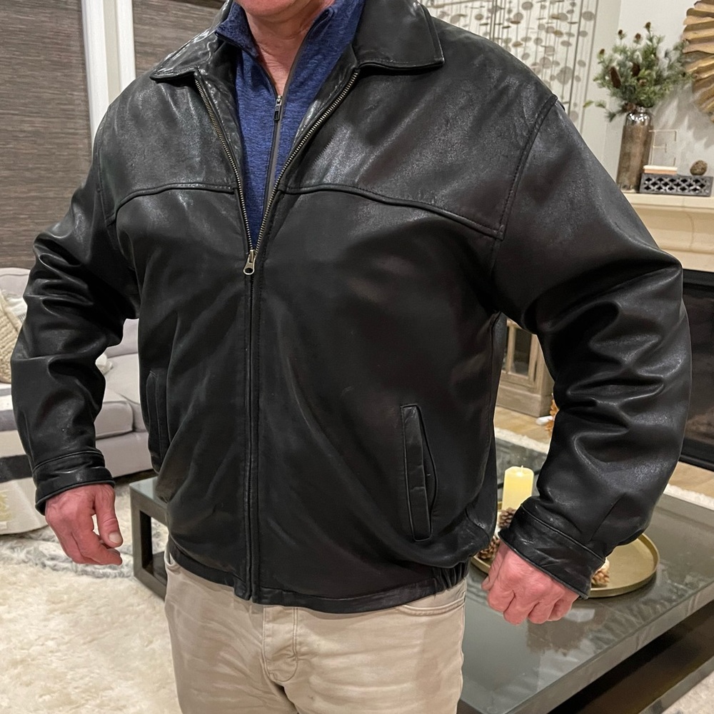Genuine leather jacket